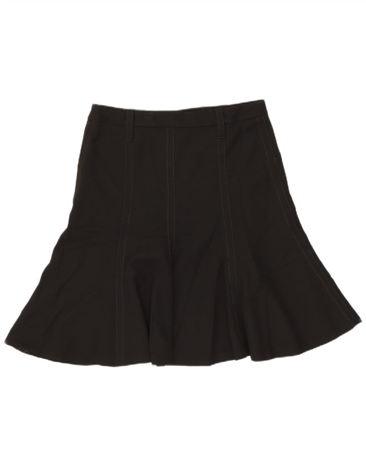 Gonna a trapezio da donna Zara EU 42 grande W32 rayon nero