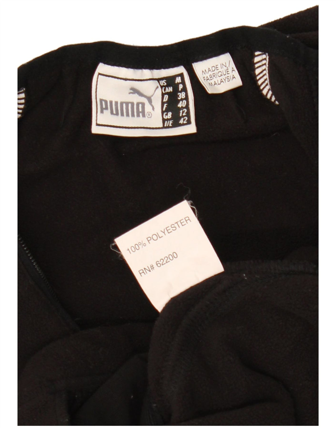 Giacca in pile da donna Puma UK 12 Medium Nero Poliestere