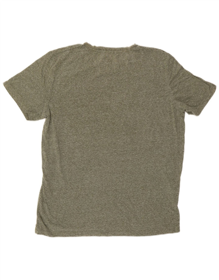 Jack & Jones T-shirt grafica da uomo Top XL Poliestere screziato kaki