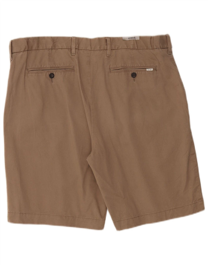 Pantaloncini chino da uomo Marks & Spencer W40 XL in cotone beige