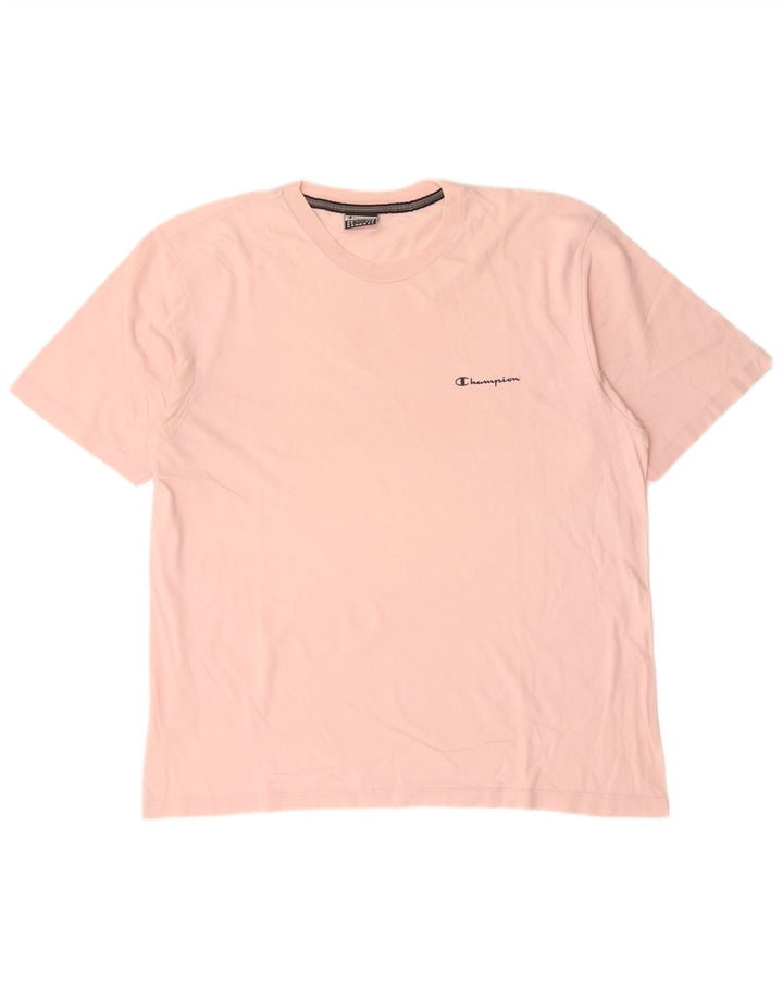 T-shirt da uomo Champion Top XL in cotone rosa