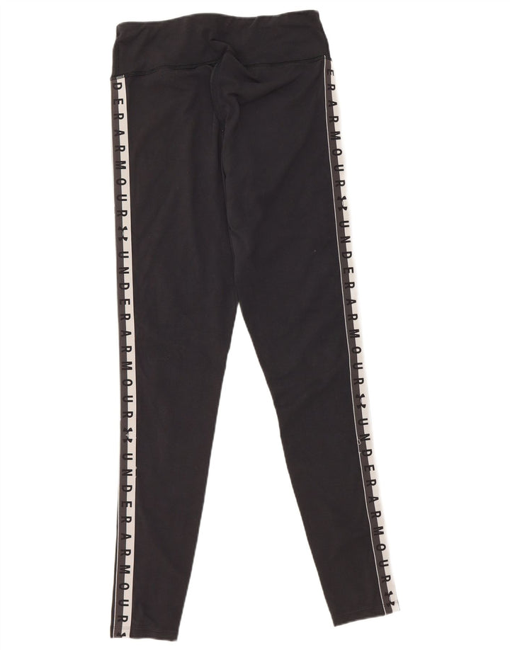 Leggings grafici da donna UNDER ARMOUR Heat Gear UK 10 piccoli neri