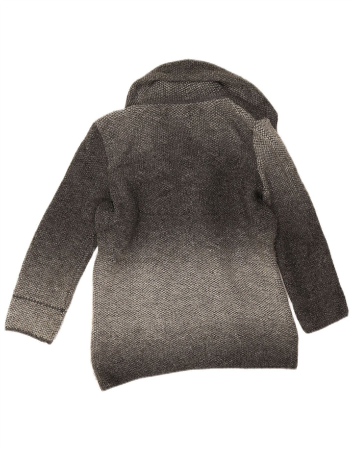 Cappotto da caban oversize da donna Marks & Spencer UK 10 piccolo acrilico grigio