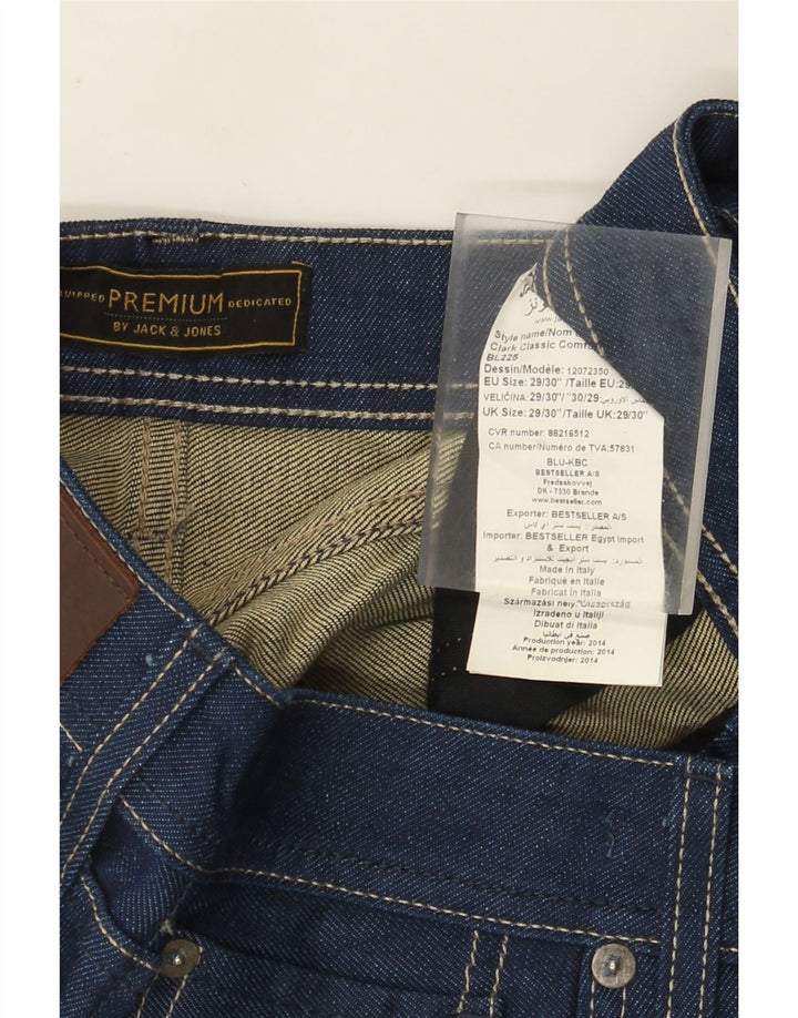 Jeans dritti da uomo Jack & Jones W29 L30 cotone blu
