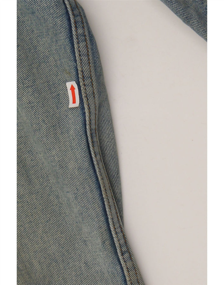 Giacca in denim corto da donna ONYX UK 14 cotone blu medio