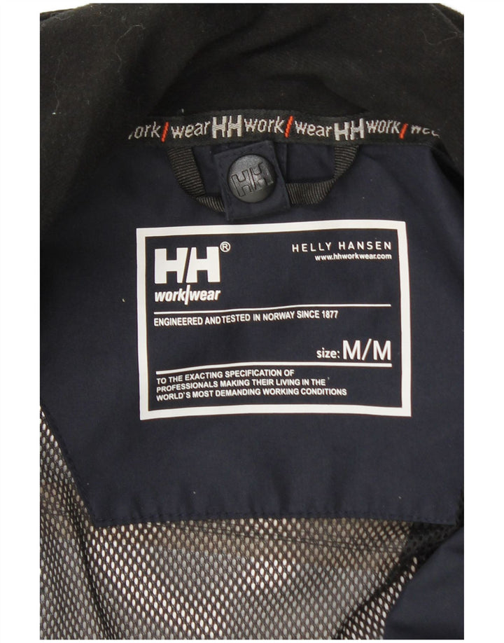 Giacca antipioggia con cappuccio da uomo Helly Hansen UK 38 medio blu navy