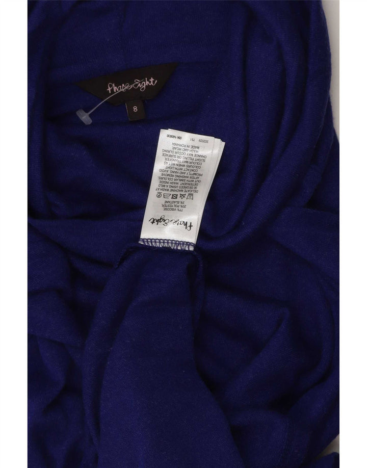 Top tunica a maniche lunghe da donna Phase Eight UK 8 Small in viscosa blu