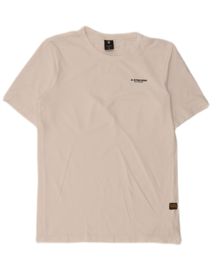 T-shirt da uomo G-Star Top in cotone bianco medio