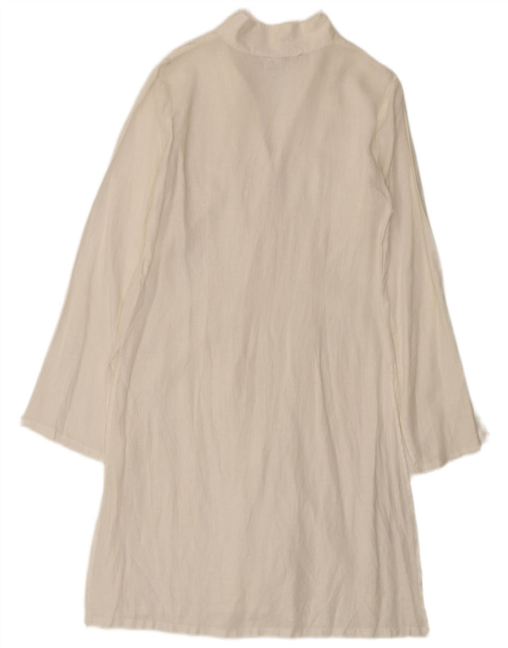 Abito camicia da donna Naracamicie UK 12 bianco medio