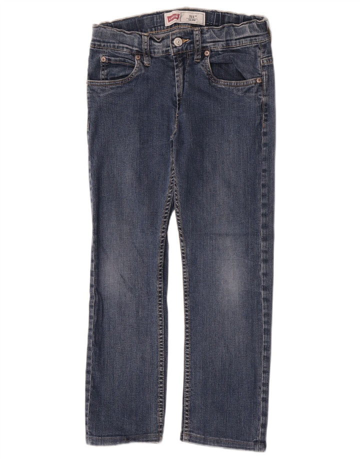 Levi's Ragazzi 511 Jeans Slim 11-12 anni W24 L22 Cotone Blu