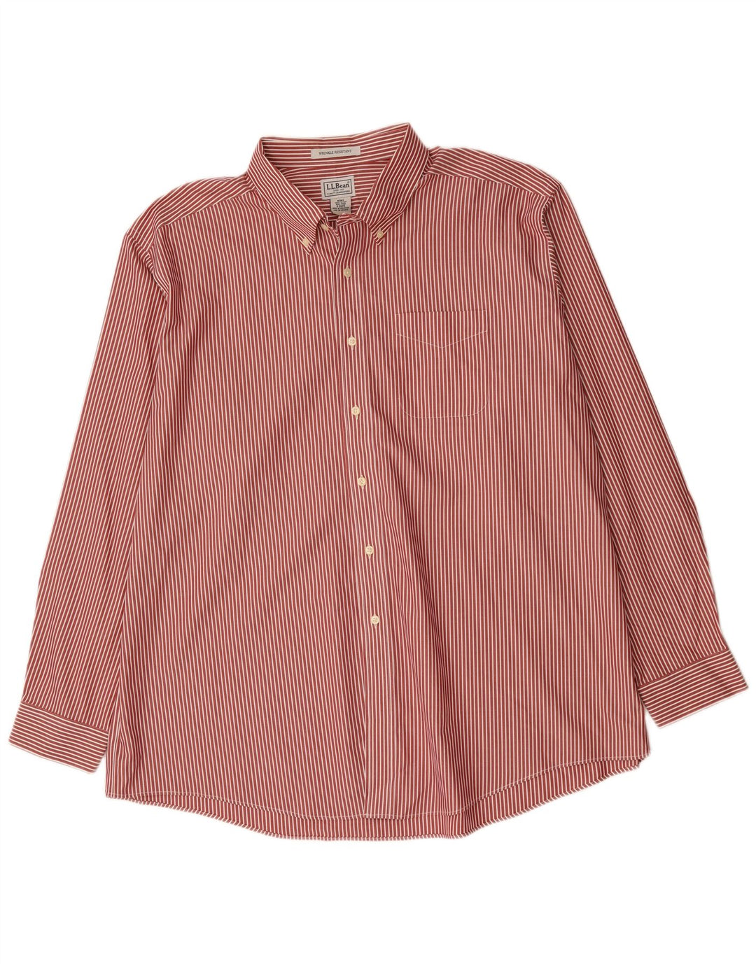 Camicia da uomo L.L.Bean 2XL cotone a righe rosse