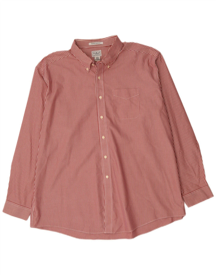 Camicia da uomo L.L.Bean 2XL cotone a righe rosse