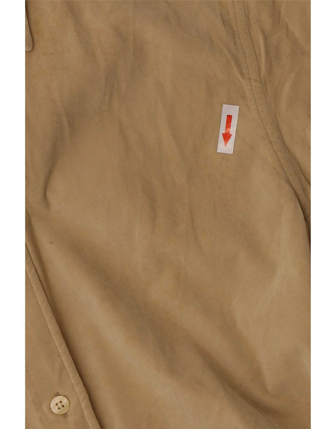Camicia da uomo Calvin Klein Jeans grande in viscosa beige