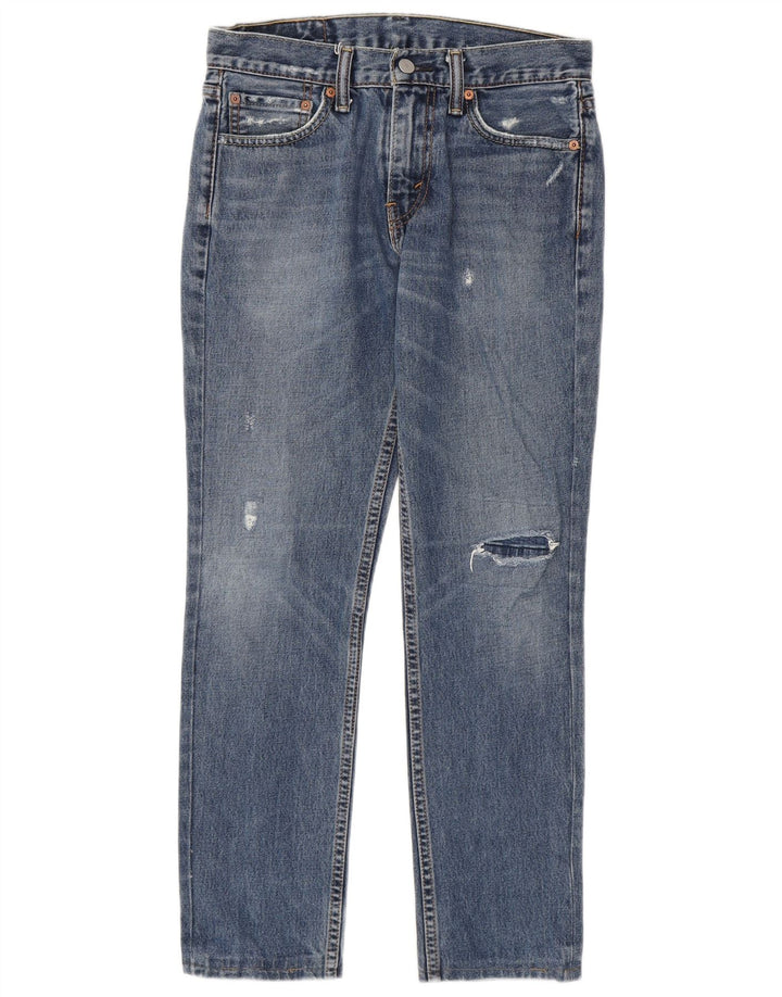 Jeans Levi's da donna 511 slim invecchiati W30 L28 cotone blu