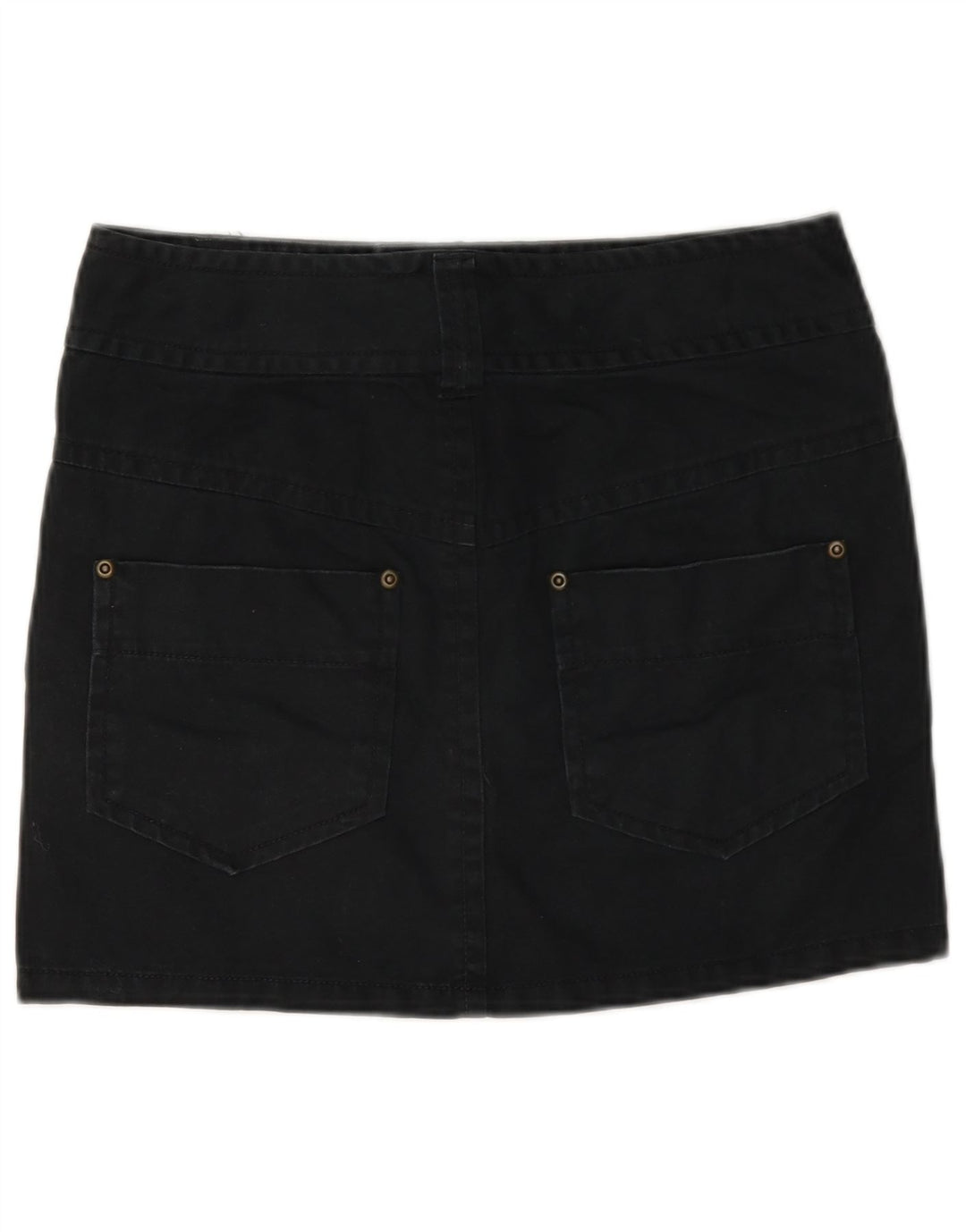 Gonna mini cargo da donna Benetton W28 blu navy medio