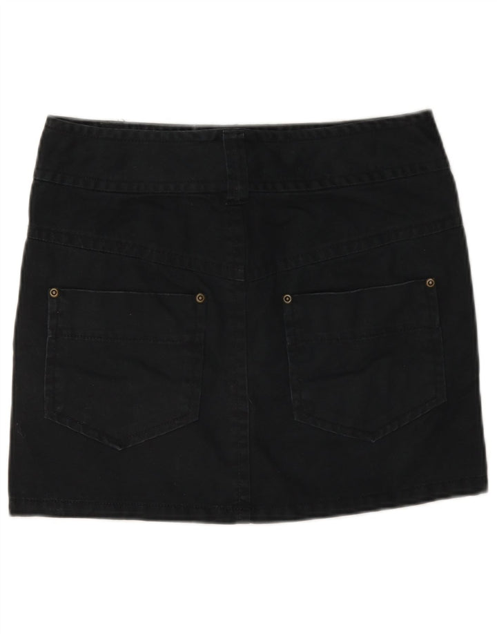 Gonna mini cargo da donna Benetton W28 blu navy medio