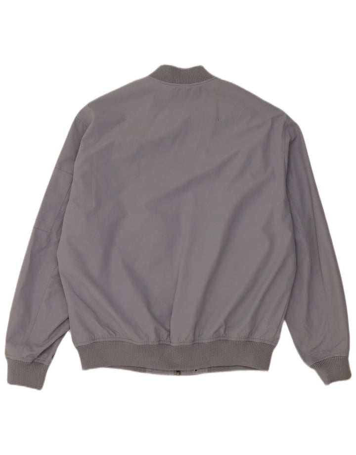 Giubbotto bomber da uomo Zara UK 38 Poliestere grigio medio