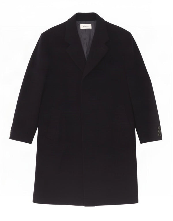 Cappotto da uomo Jon Braye UK 42 XL Lana blu navy