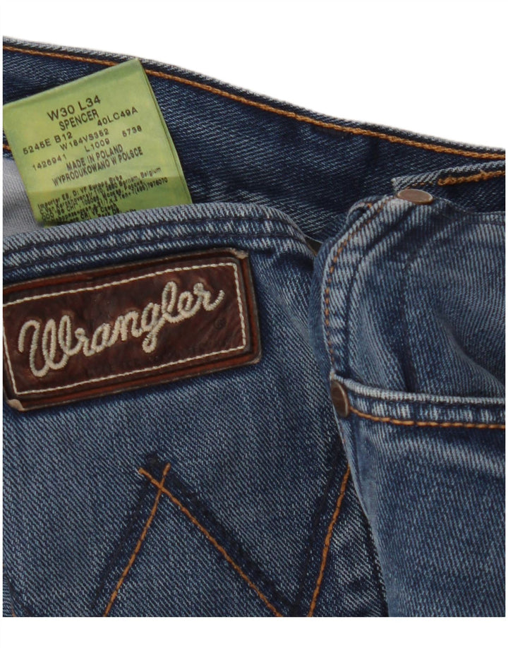 Jeans Wrangler Uomo Spencer Slim W30 L29 Cotone Blu