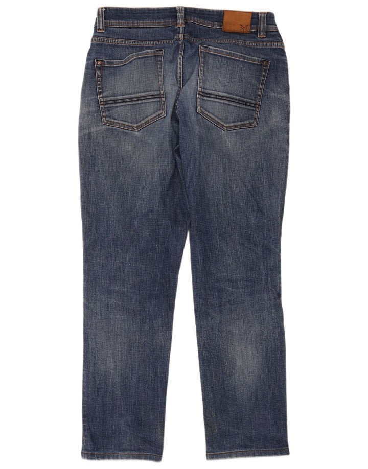 Crew Clothing Jeans dritti da uomo W34 L34 Blu