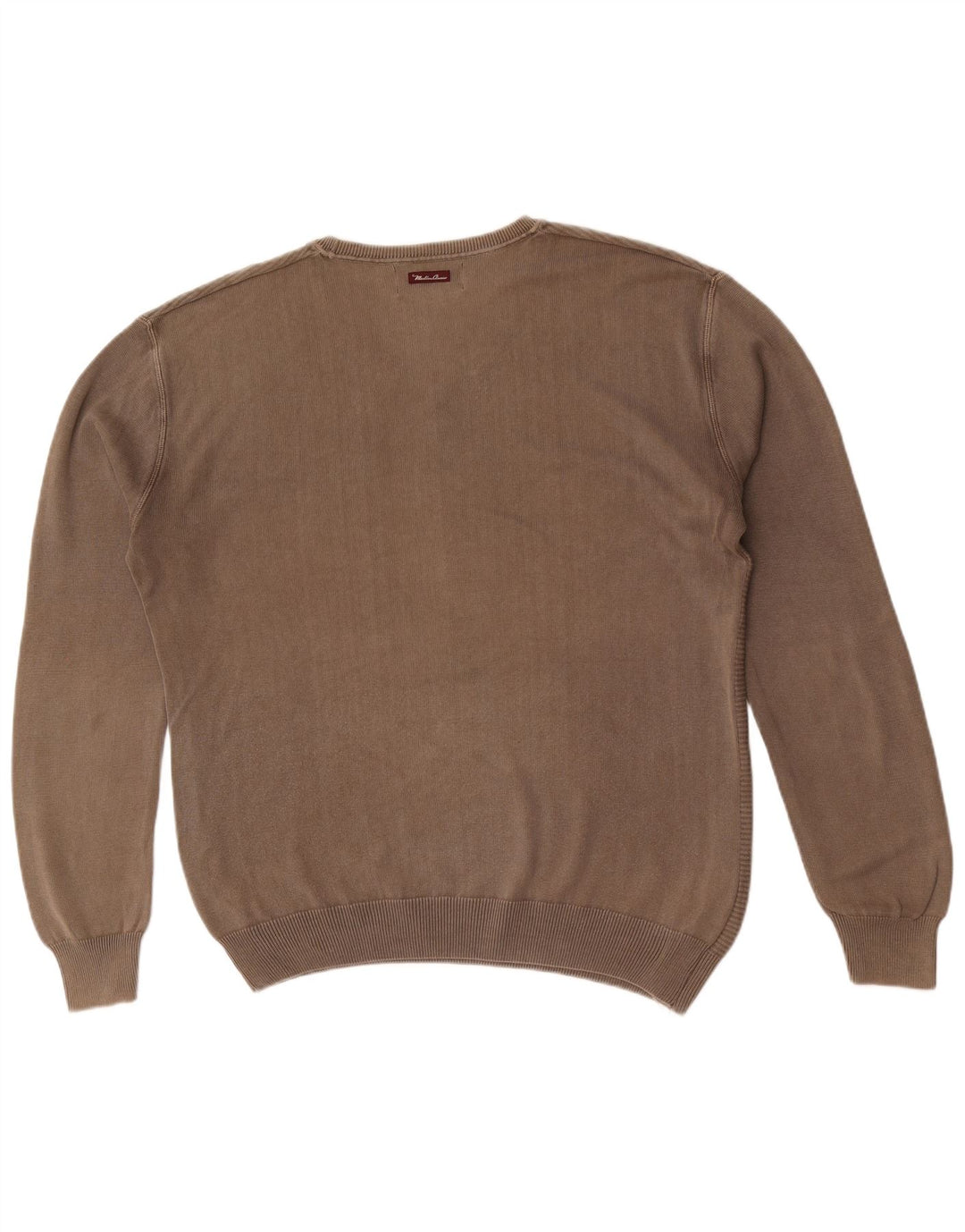 Marlboro Classics Maglione da uomo con scollo a V XL a righe kaki