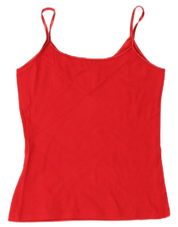 Canottiera da donna Lotto UK 18 XL rossa in cotone