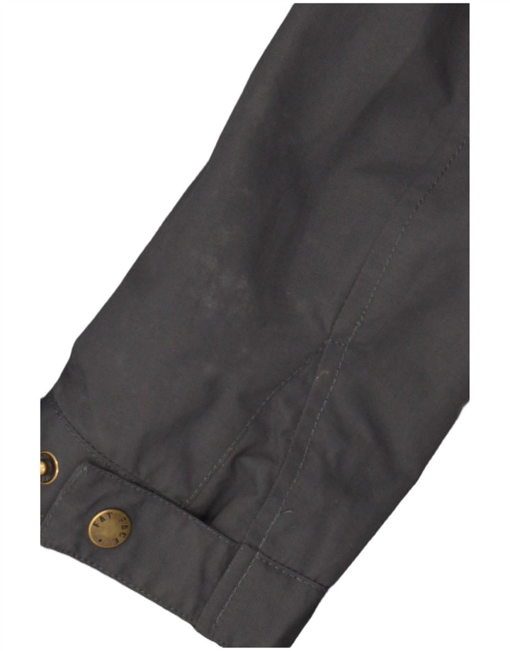 Giacca a vento con cappuccio da donna Fat Face UK 12 Nylon grigio medio