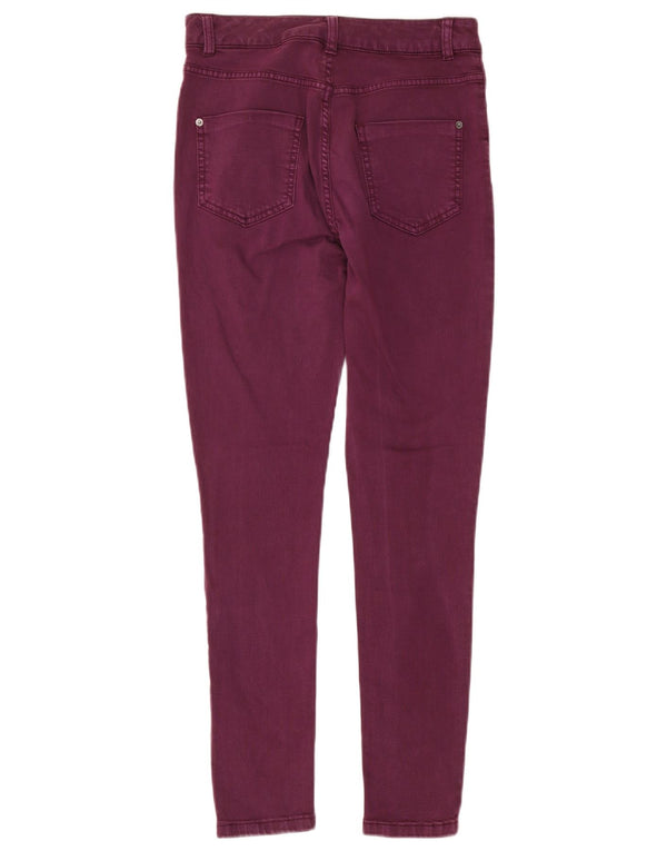 Jeans skinny da donna Marks & Spencer UK 10 piccoli W28 L28 cotone marrone