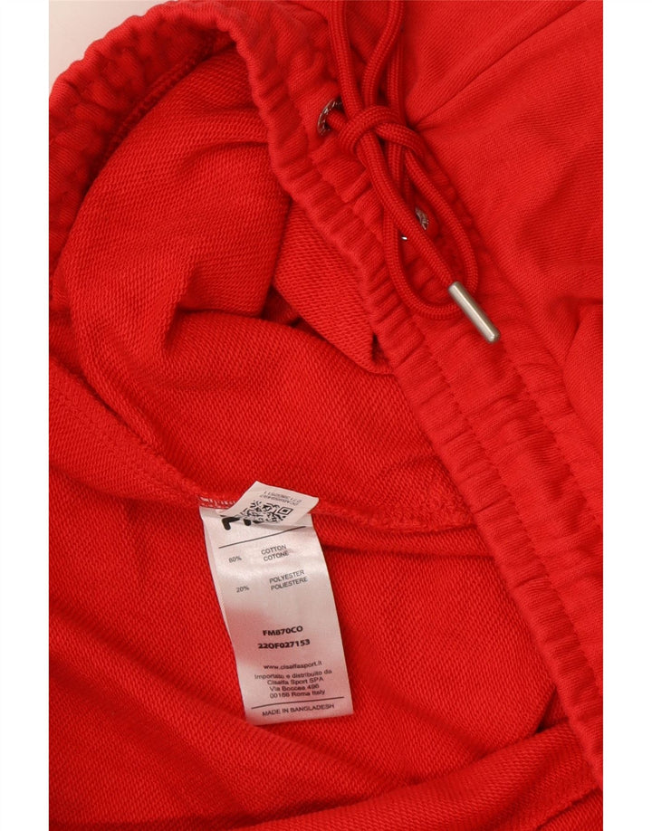 Pantaloncini sportivi grafici da uomo Fila in cotone rosso medio