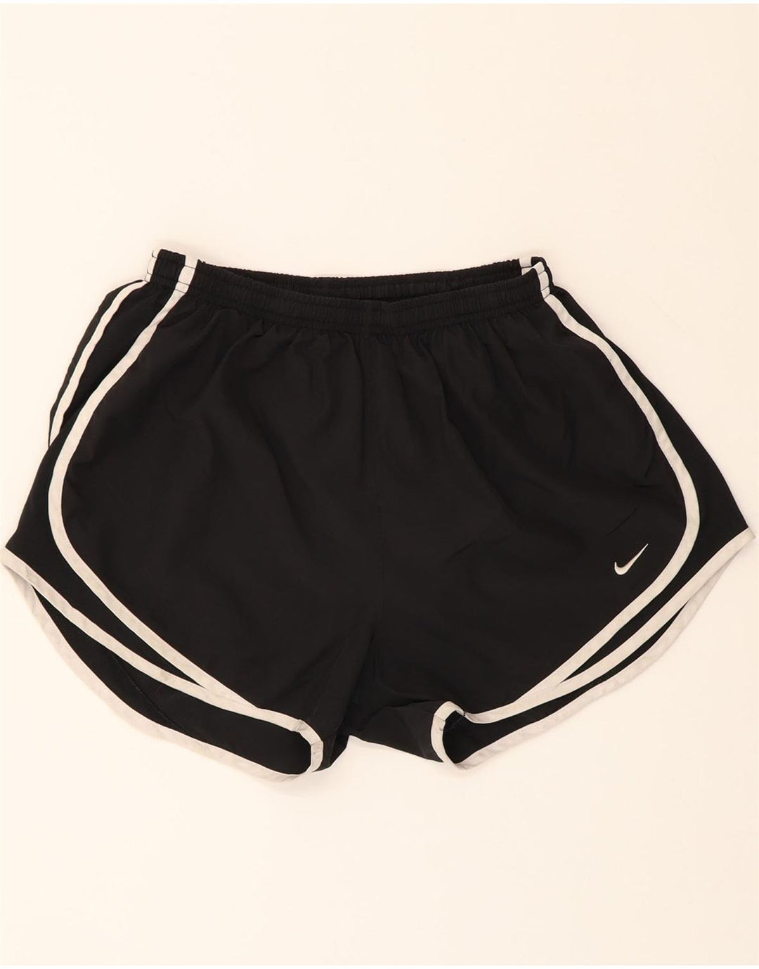 NIKE Womens Dri Fit Sport Shorts UK 14 Medium Black Polyester Vintage Nike and Second-Hand Nike from Messina Hembry 