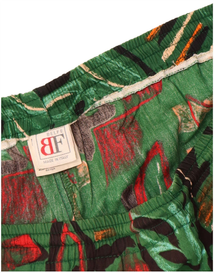 Pantaloncini da uomo Belfe IT 46 Small W30 Verde floreale