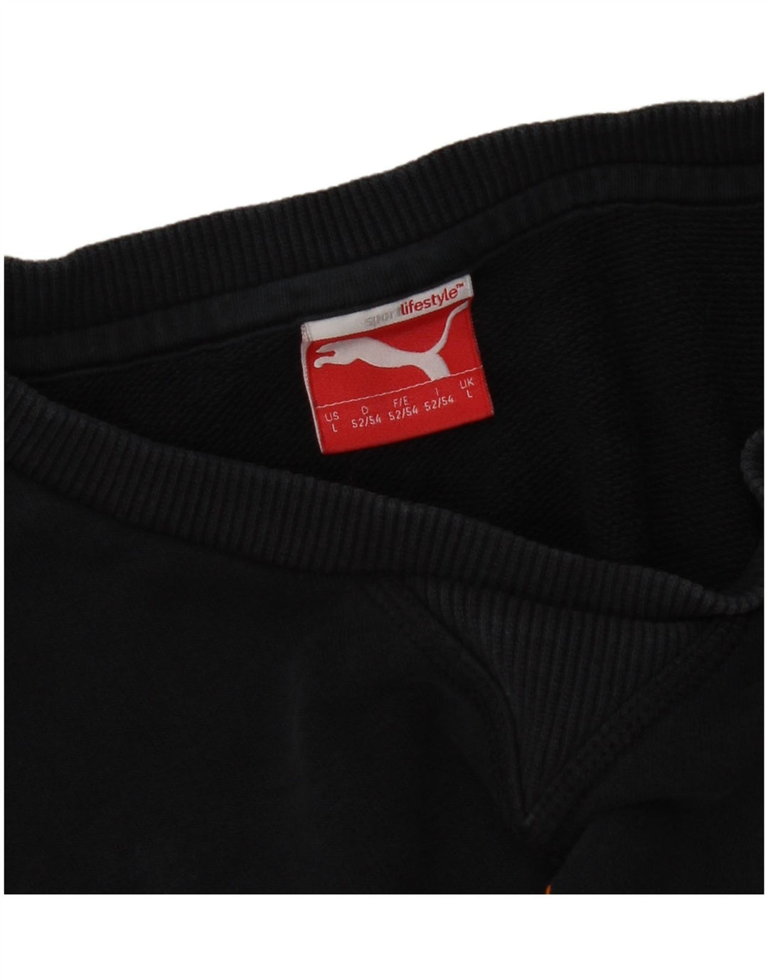 Felpa grafica da uomo Puma Maglione grande blu navy