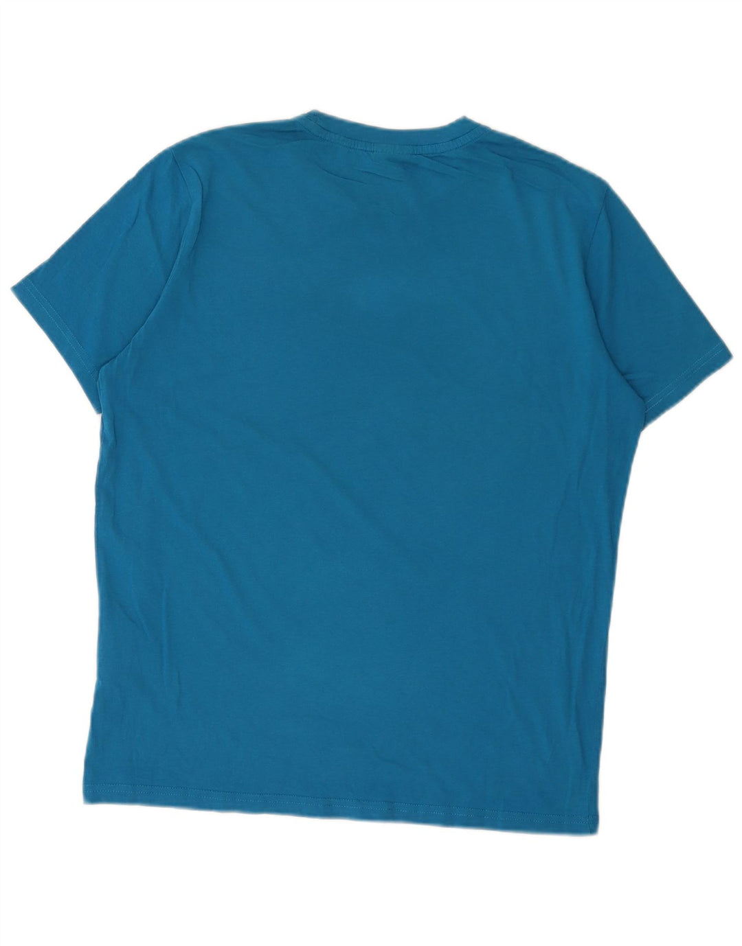 T-shirt da uomo CHAMPION Top in cotone blu medio