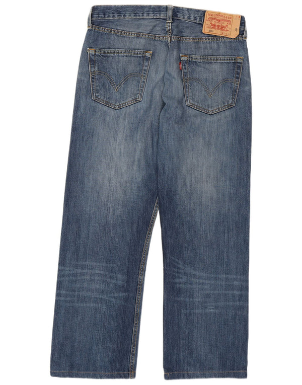Levi's Uomo 501 Jeans dritti W33 L27 Blu