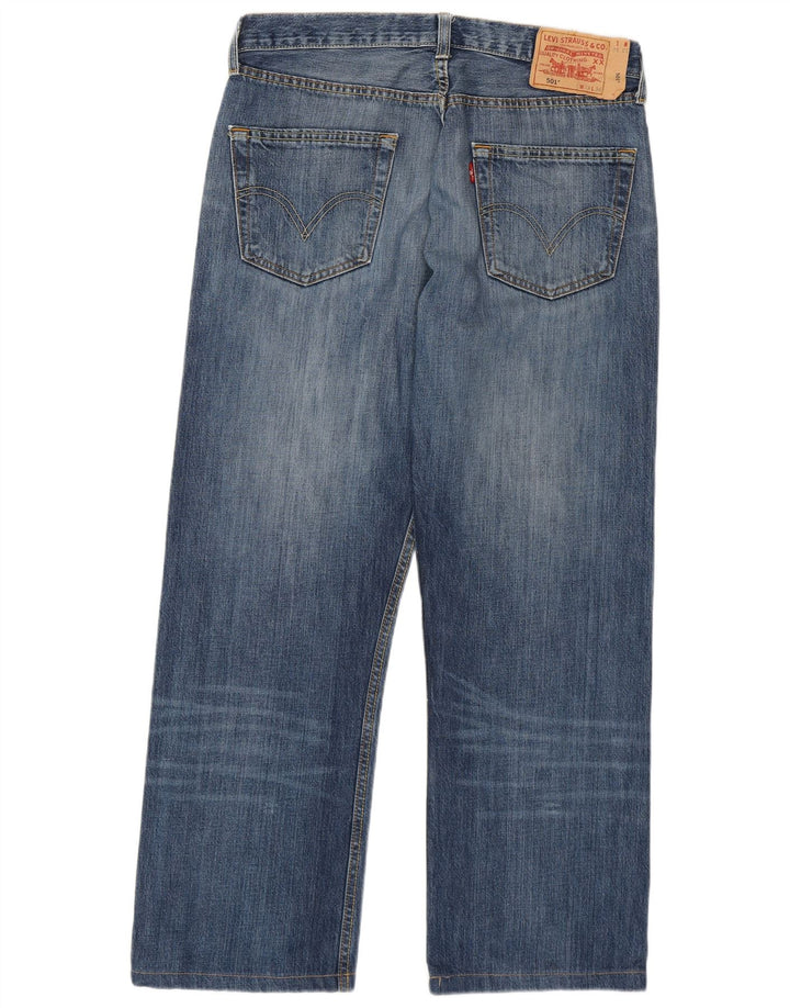 Levi's Uomo 501 Jeans dritti W33 L27 Blu