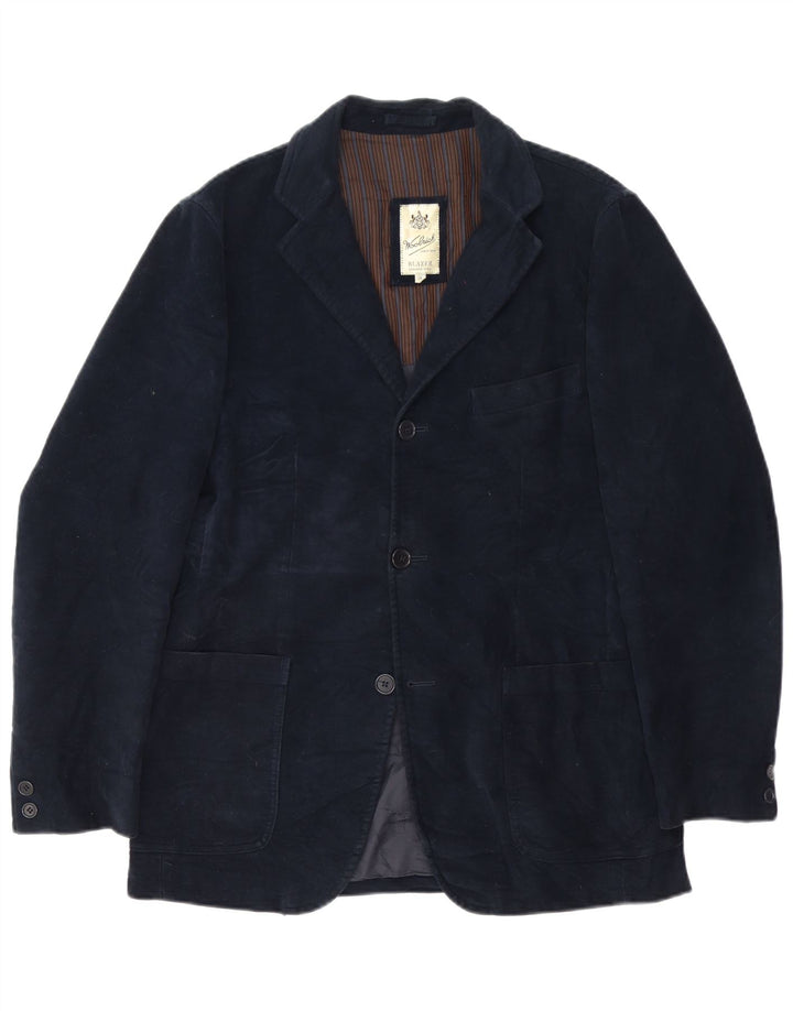 Giacca blazer a 3 bottoni da uomo Woolrich UK 38 media blu navy classica