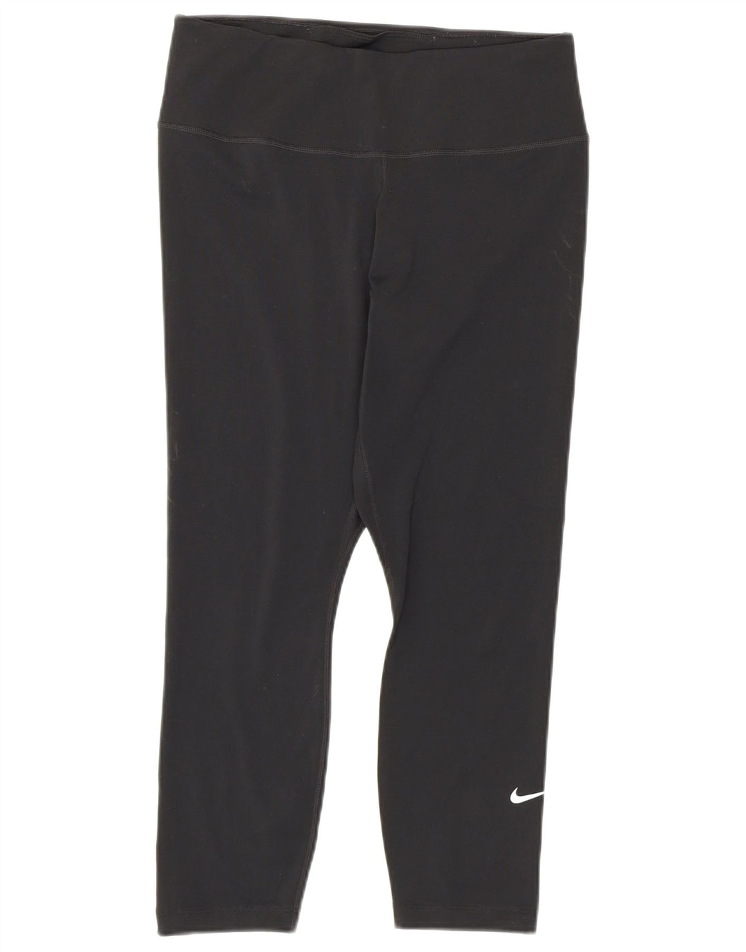 Leggings Nike Dri Fit Capri da donna UK 12 medio nero poliestere