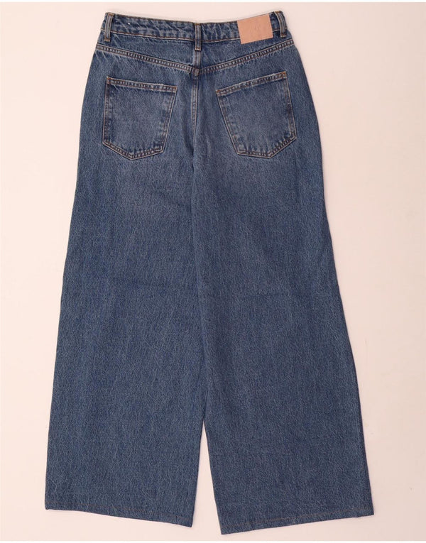 Jeans Zara da donna a gamba larga EU 38 Small W28 L29 Cotone blu