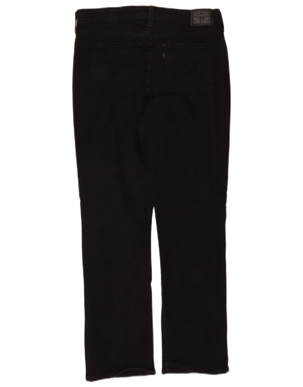 Levi's Womens Classic Straight Jeans W31 L30 Black Cotton