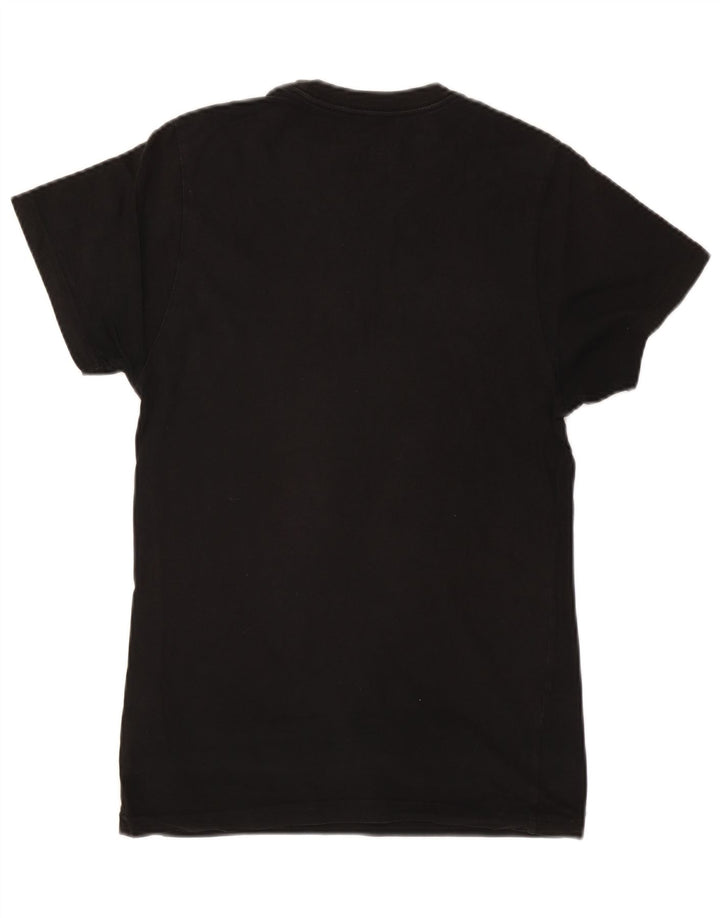T-shirt grafica personalizzata da uomo VANS Top piccola in cotone nero