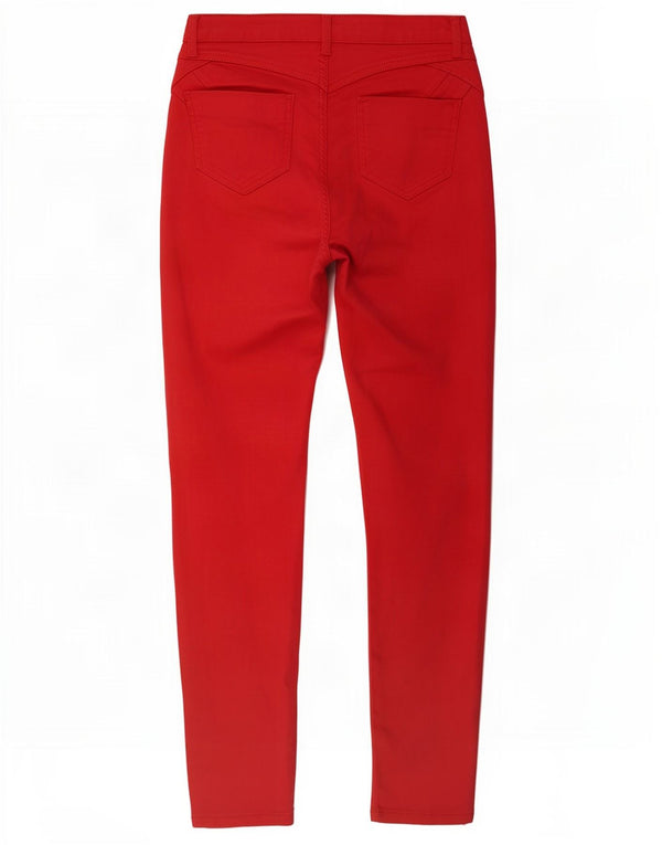 Jeans Marks & Spencer Per Una Jegging da donna UK 14 Large W30 L29 Cotone rosso