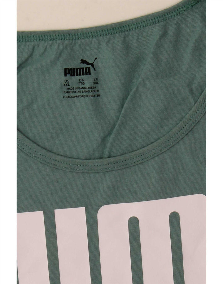 Canotta grafica da uomo Puma 2XL Verde