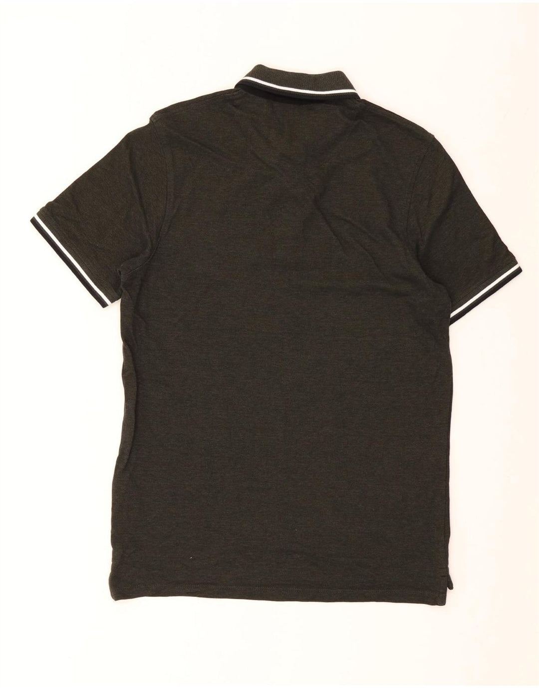 JACK & JONES Polo da uomo in cotone a righe verde medio