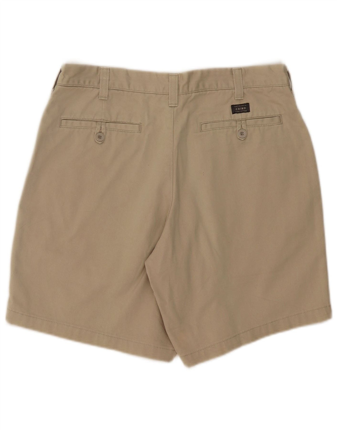 MARKS & SPENCER Pantaloncini chino da uomo W34 grandi in cotone beige