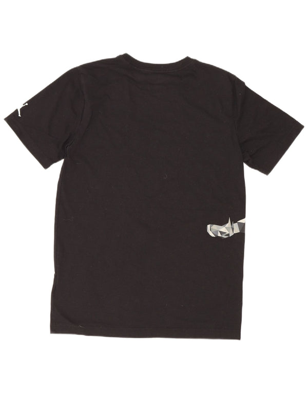 T-shirt grafica da ragazzo Jordan Top 13-14 anni XL in cotone nero
