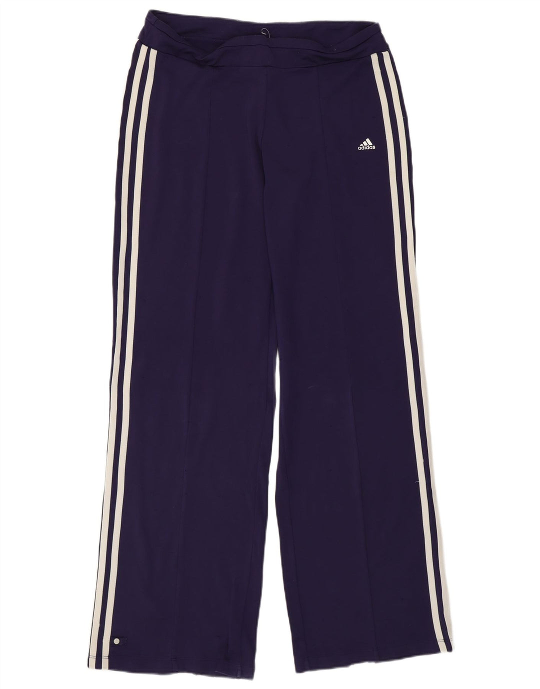 Pantaloni da tuta da donna Adidas UK 12 Medium Blu Navy Poliestere
