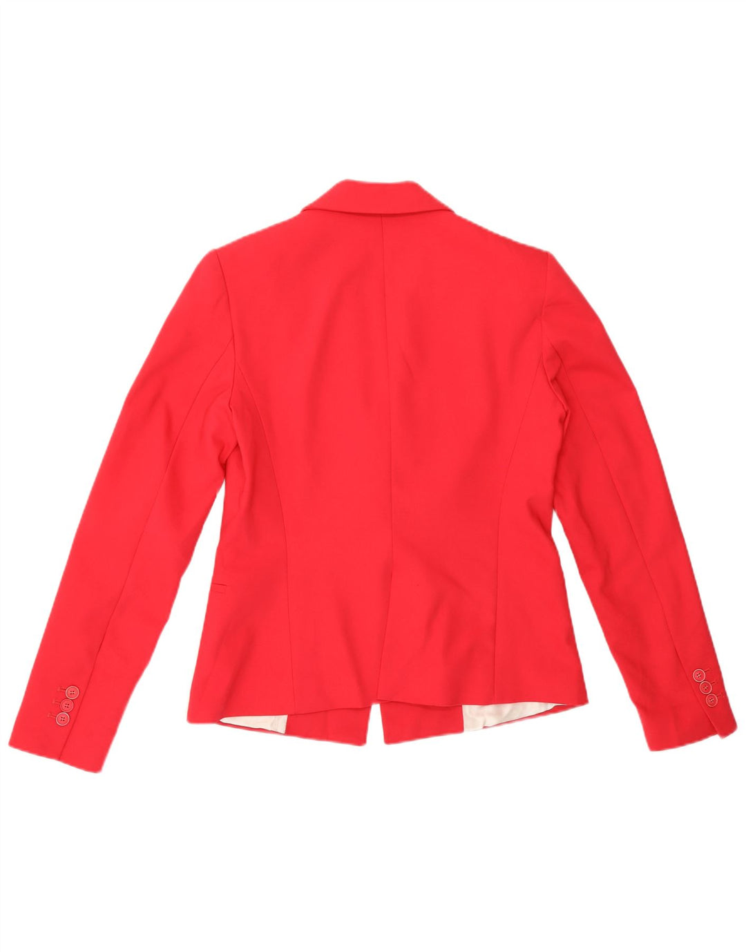Giacca blazer a 1 bottone da donna Zara UK 14 poliestere rosa medio