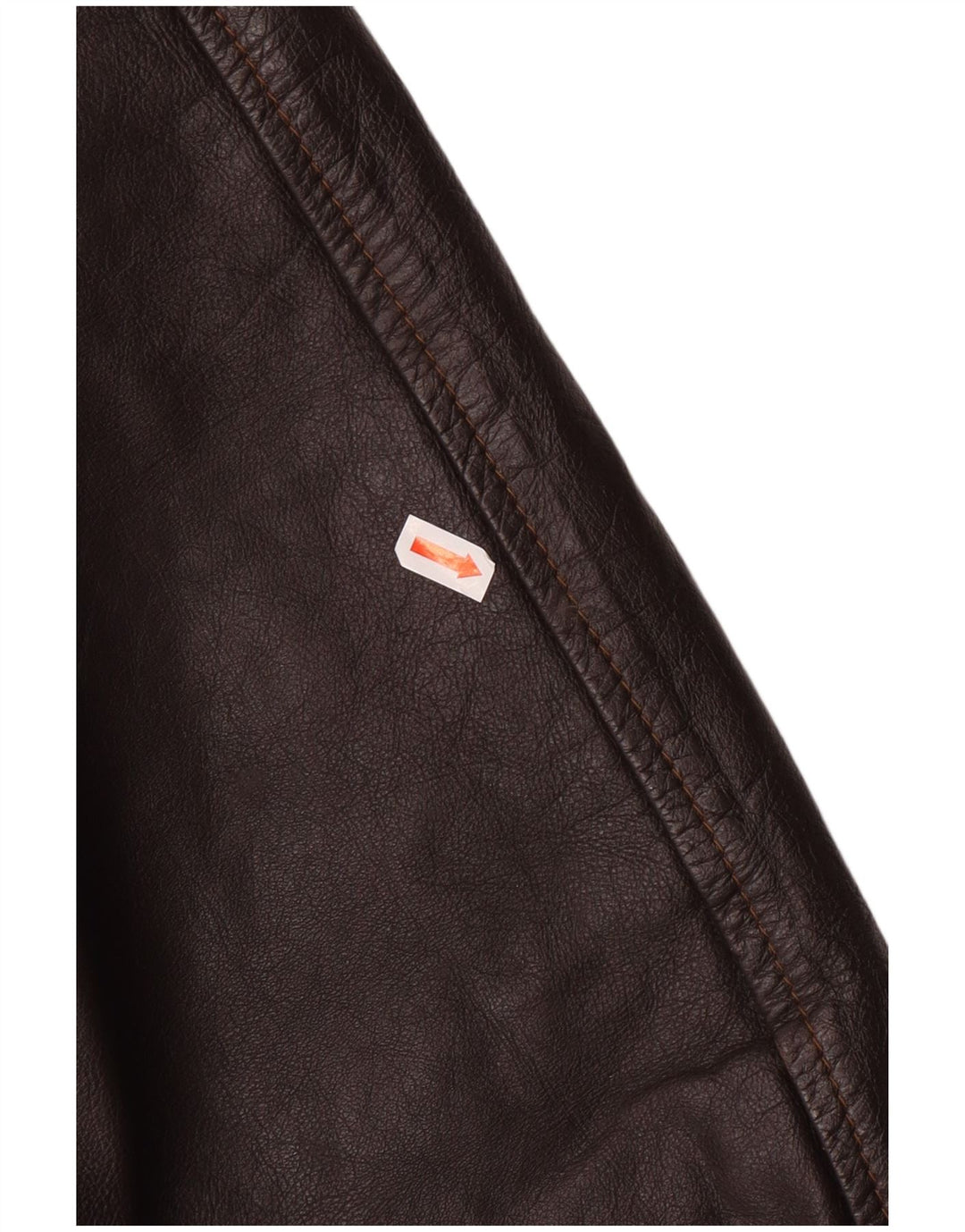 Giacca in pelle da uomo VINTAGE UK 42 XL in pelle marrone