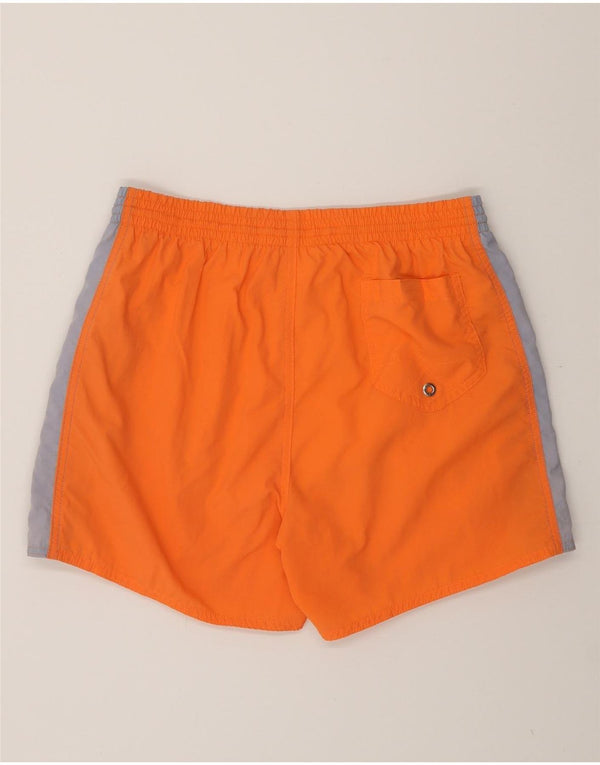 Arena Mens Swimming Shorts Medium Orange Colourblock Nylon