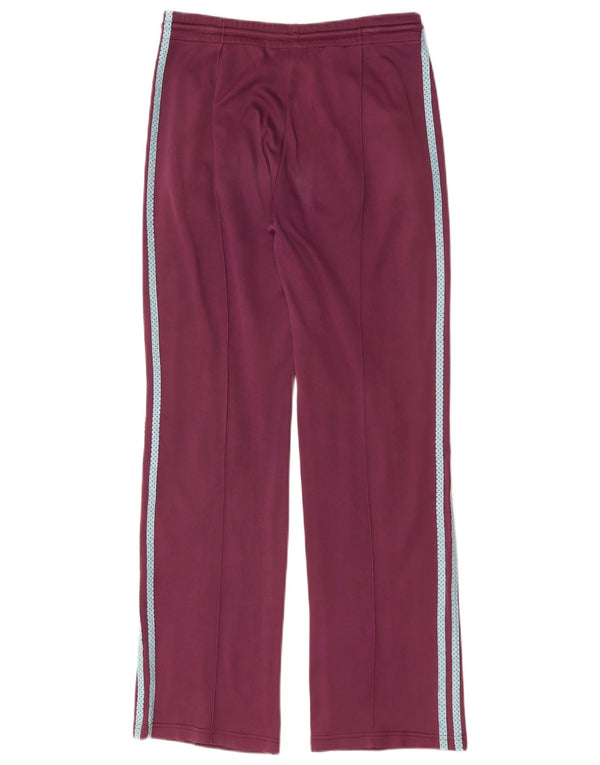 Pantaloni da tuta da donna Adidas UK 14 poliestere bordeaux medio